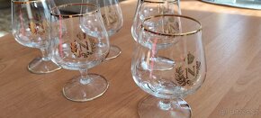 Zdobené skleničky, 6ks - Napoleonky - 6