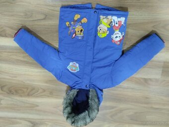 Zimní bunda Tlapková patrola vel.116 - 6