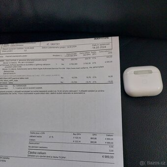 Sluchátka Apple AirPods, DOKLAD,ZÁRUKA,TOP STAV - 6