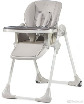 Jídelní židlička Kinderkraft Yummy grey - 6