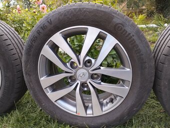Originál ALU kola Hyundai i30 R16 + letní pneu - 6