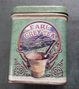 Starší plechové krabičky na čaj - 6