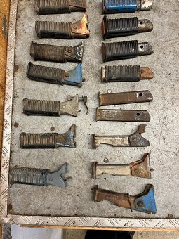 Zadní stupačky Jawa pionýr/mustang - 6