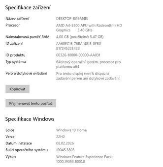 Acer kancelářský počítač - 6