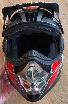 Přilba motocrossová velikost L 60cm - 6