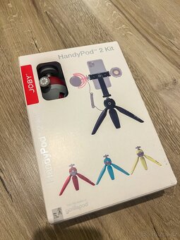 JOBY HandyPod 2 Red Kit - stativ s držákem mobilu a GoPro - 6