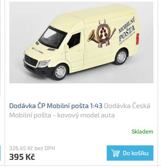 Model 1:43 Česká pošta. - 6