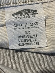 Džíny VANS - nové - 6