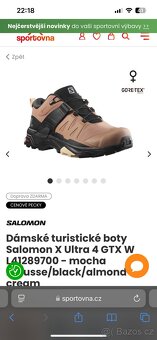 Dámské turistické boty Salomon X Ultra 4 GTX W vel. 42 - 6