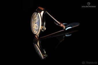 Exkluzivní starožitné skeletové hodinky OMEGA 1938 - 6