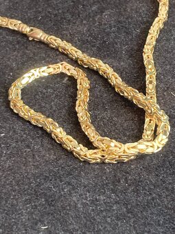 TOP-Zlatý řetízek PLNÝ 14k Žluté plné zlato 585/1000 - 6