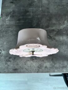 Růžový porcelán - hodiny - 6