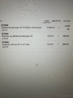 dětské kolo 20” ST500, 6-9 let - 6