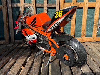 Minibike 49ccm2T oranžová - 6