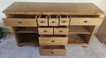 Velký příborník Ikea Markör-Leksvik mořidlo antik - 6