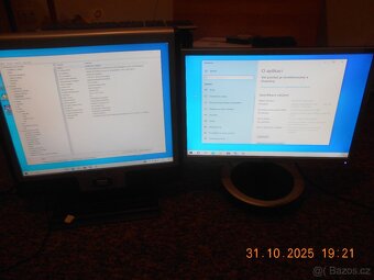 PC + 2x LCD; IntelCore i5 3,2Ghz; 12GB DDR3, SSD disk, DVDRW - 6