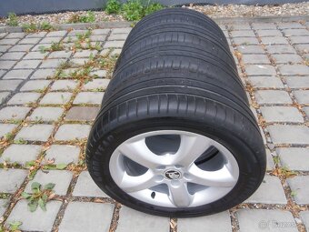 LETNÍ ALU KOLA ŠKODA 5 X 100 195 55 15 - 6