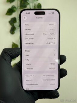 iPhone 14 Pro Max 128GB - záruka, DPH - 6