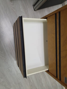 Oční optika- zkušební skřín - historická, dřevo - 6