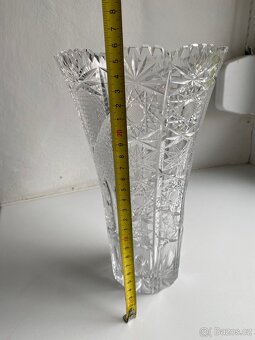 Broušená křišťálová váza - 6