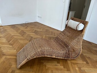 Proutěné rekax křeslo - 6