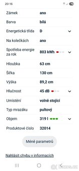 Prosklenný mrazák - starý 1 rok - 6
