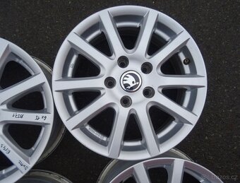 Alu disky Škoda Octavia, 15", 5x112, ET 43, šířka 6J - 6