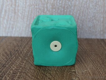 Retro gumová pískací zvířátka(Gumotex, Itálie, China),kostky - 6