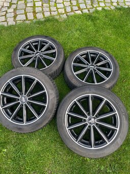 4x Al kola 5x112 R16 + zimní pneu 195/55, 87H - 6
