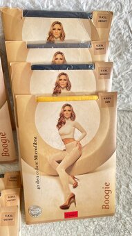 Dámské barevné punčocháče 40D vel. 5XXL - 6