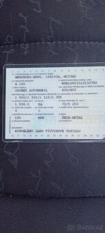 Prodám Mercedes Benz A160 - 6