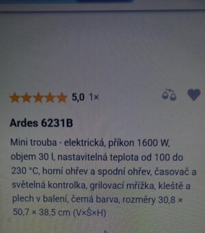 Elektronická+horkovzdušná trouba - 6