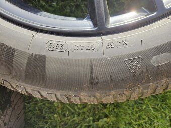 Alu kola 17" + zim. pneu 215/55 R17 – Škoda, 5x112 - 6