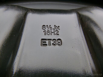 Plechové disky sada originál Opel GM 5x110 6,5Jx16 ET39 - 6