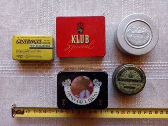 Staré plechové krabičky - 6