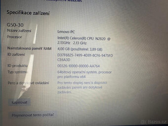 Notebook Lenovo G50-30 - 6