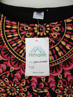Dámské šaty tunika mandaly Himalife S 36 nové - 6