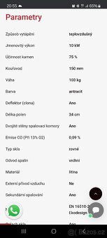 Krbová kamna Invicta Cassine - 6