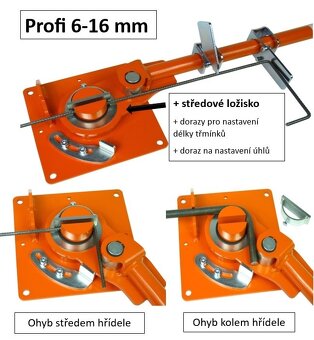 Ohýbačka na roxor, třmínky, háky - 6