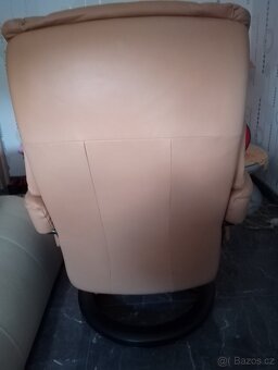 LUXUSNÍ ZNAČKOVÉ KOŽENÉ KŘESLO STRESSLESS - 6