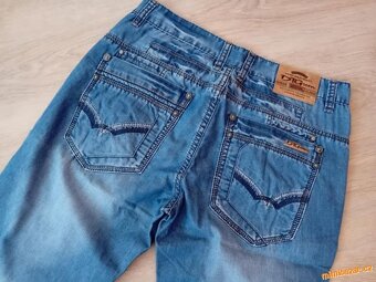 PÁNSKÉ LETNÍ KRAŤASY - vel.M/L - /zn.Green - Jeans - 6