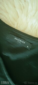 Nové černé triko Reserved,v.M - 6