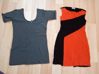 Elastické, úpletové mini-midi šaty/ tunika-vel. 38/40/42 - 6