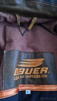 Kožená bunda BAUER hnědá XL - 6