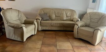 kožená sedací souprava - 6