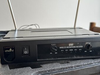 PRODÁM BEZDRÁTOVÝ MIKROFONNÍ SET UHF DLE FOTOGRAFIÍ - 6