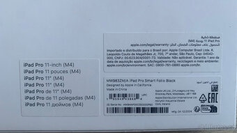 Apple puzdro Smart Folio na iPad Pro 11" (M4 2024) - černé - 6
