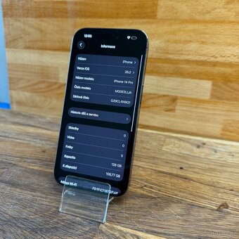 iPhone 14 Pro 128GB, fialový, eSIM (rok záruka) - 6