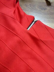 Červené šaty New Collection vel. S - 6