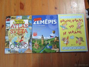 Staré učebnice - atlasy, matematika, čtení aj. - 6